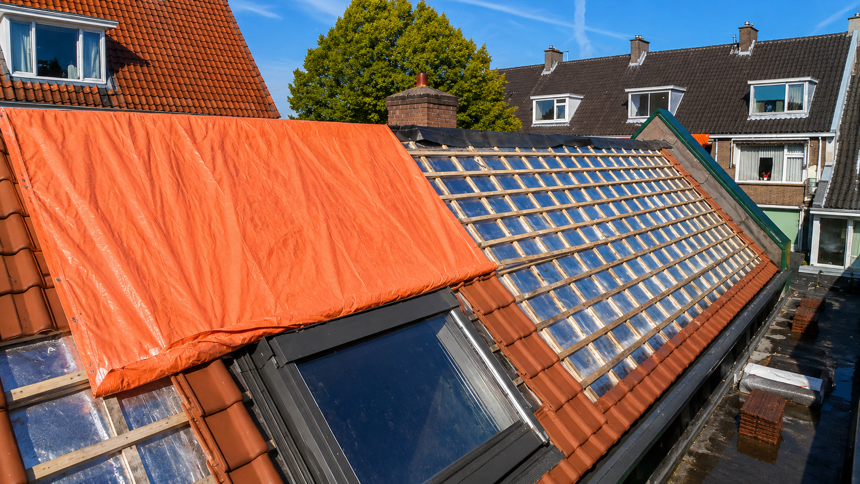 Isoleren van hellende daken (foto 1)